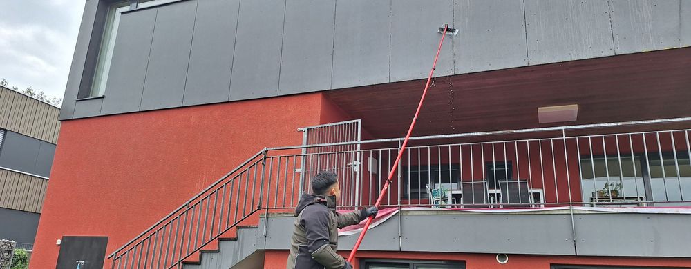 Fassadenreinigung Eternit